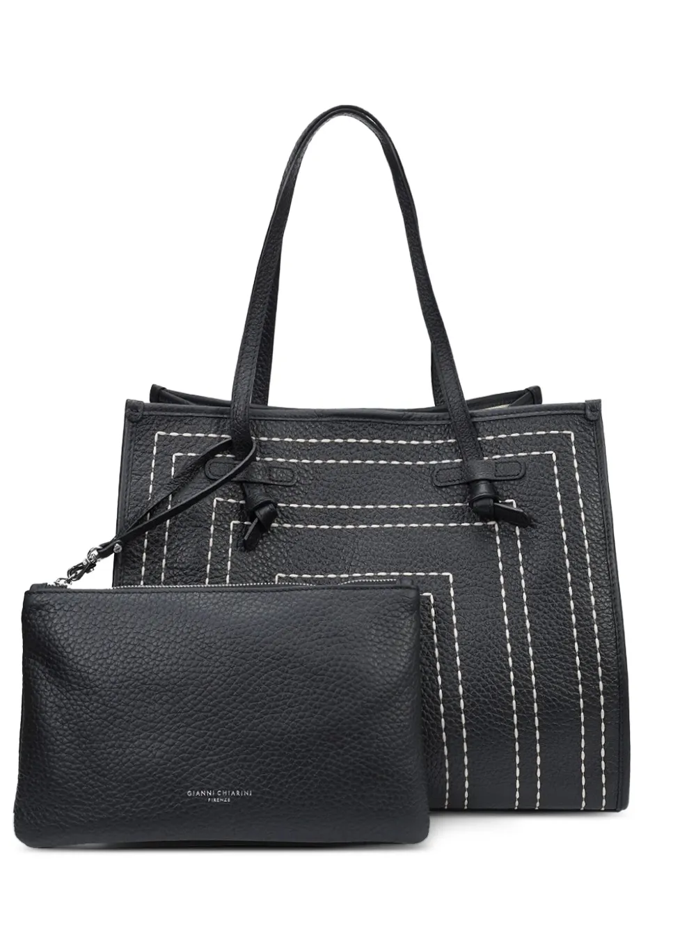 GIANNI CHIARINI Marcella ハンドバッグ - ブラック GIANNI CHIARINI Marcella ハンドバッグ - ブラック