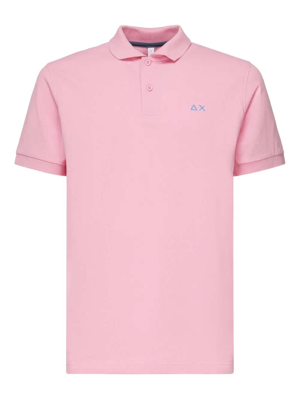 Sun68 Poloshirt met geborduurd logo Roze