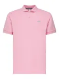 Sun68 embroidered-logo polo shirt - Pink