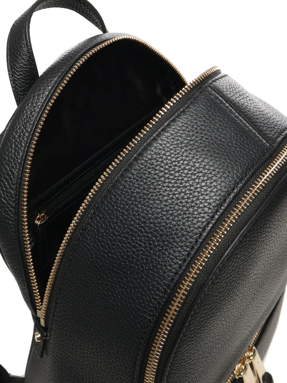 Michael Kors Medium Rhea rugzak met logoplakkaat en rits Zwart