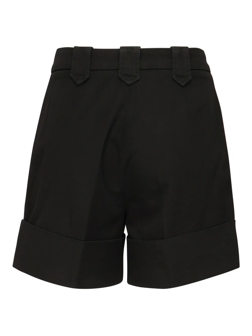 Fay Geplooide shorts Zwart