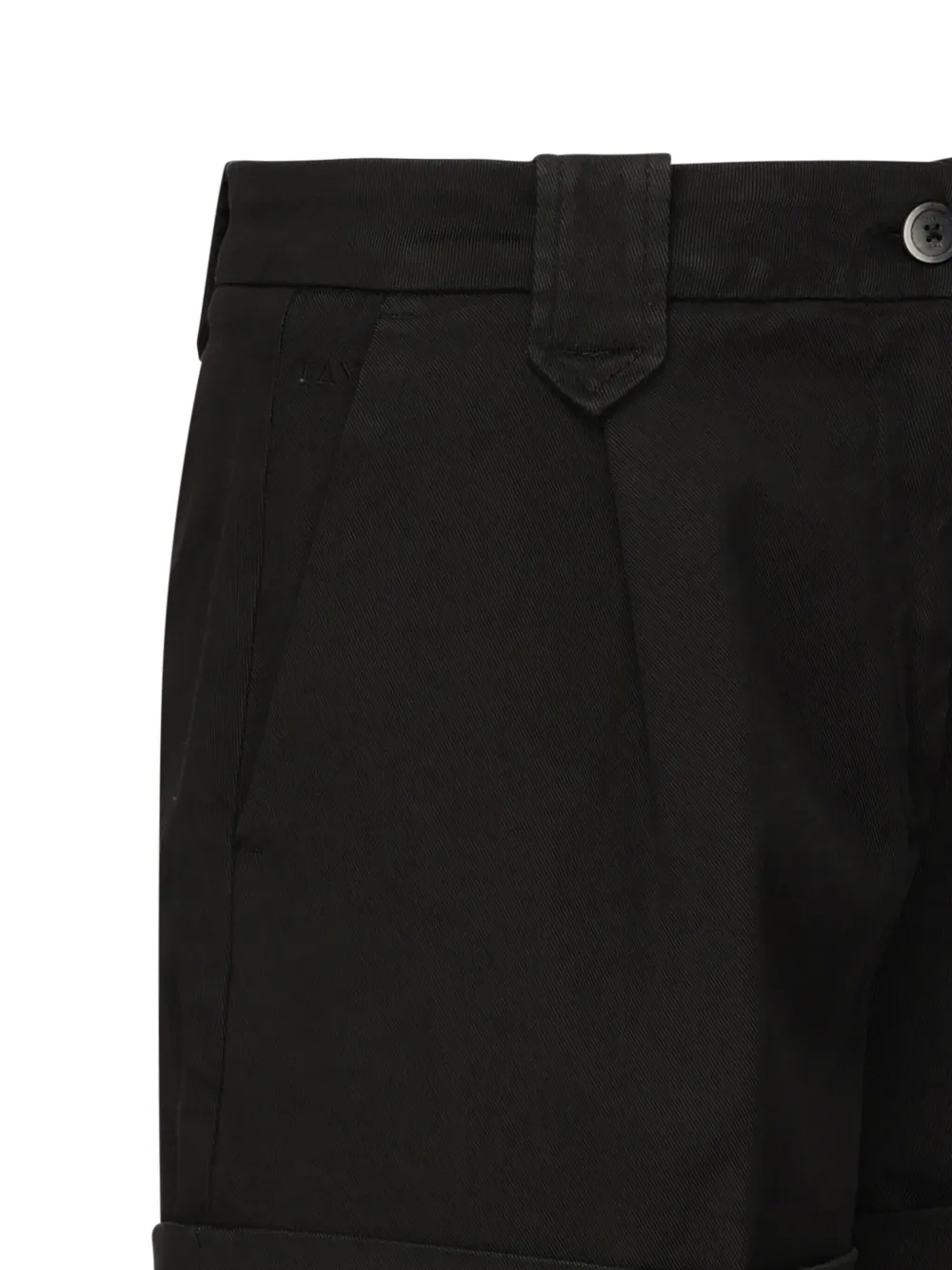Fay Geplooide shorts Zwart