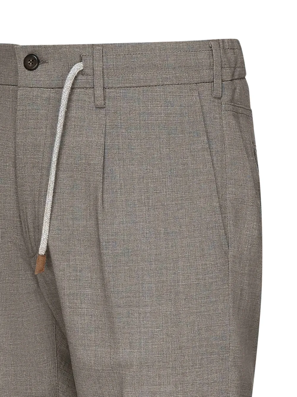 Eleventy Broek met trekkoord Grijs