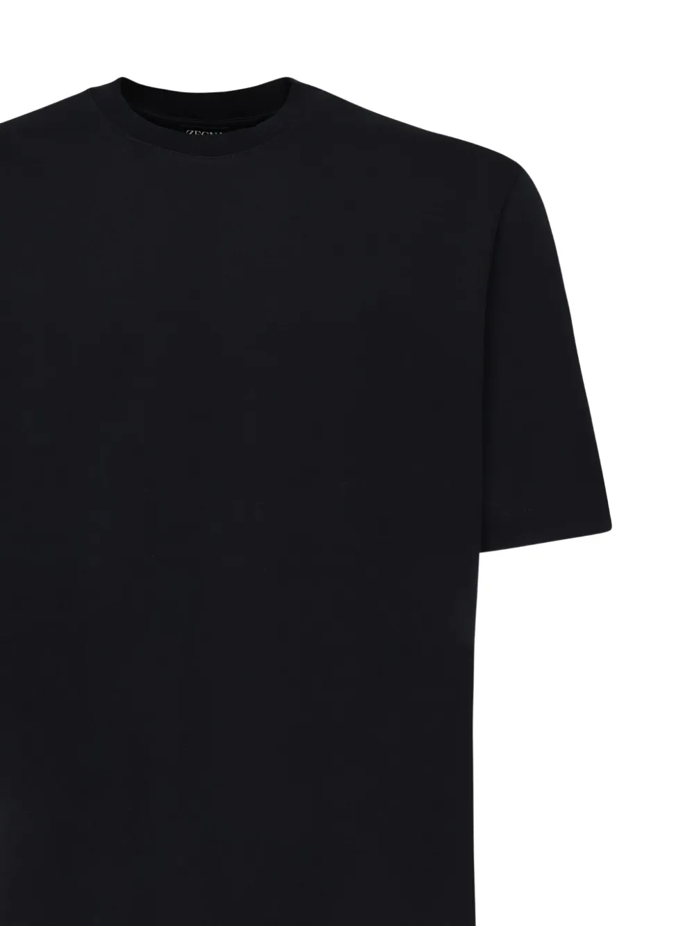 Zegna crew-neck T-shirt Zwart