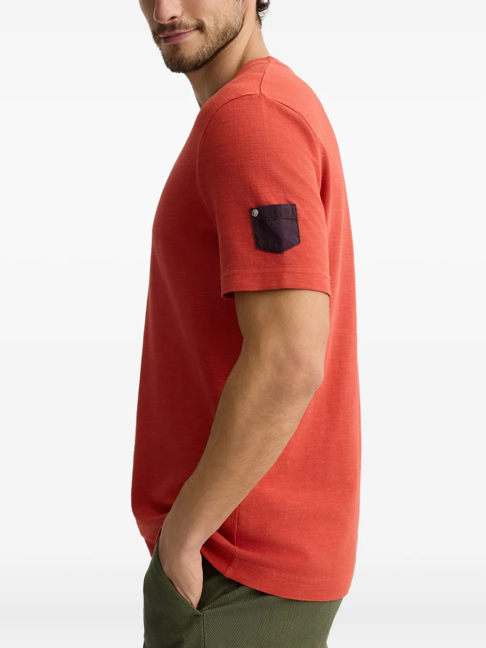 LIU JO patch-pocket T-shirt Rood