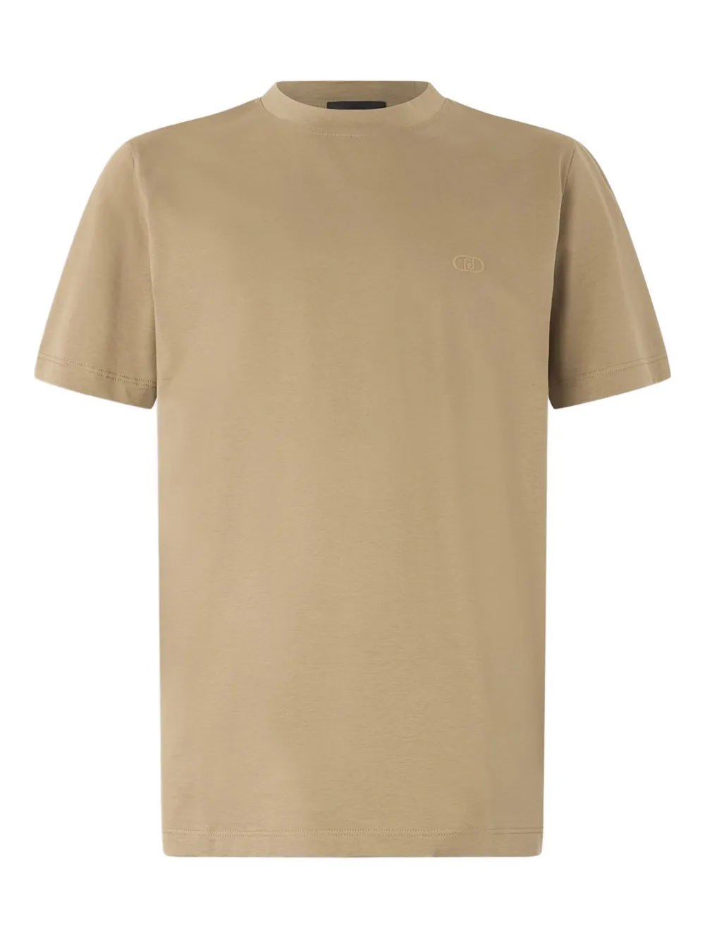 LIU JO logo-embroidery t-shirt | Brown | Image 1