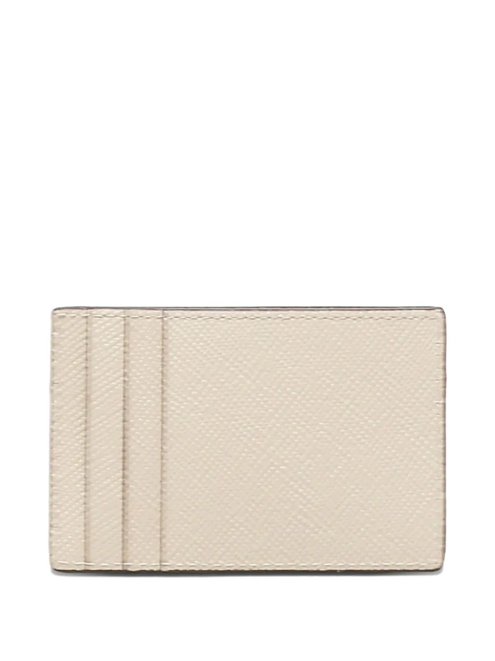 Michael Kors Logo-plaque Card Holder In Neutral