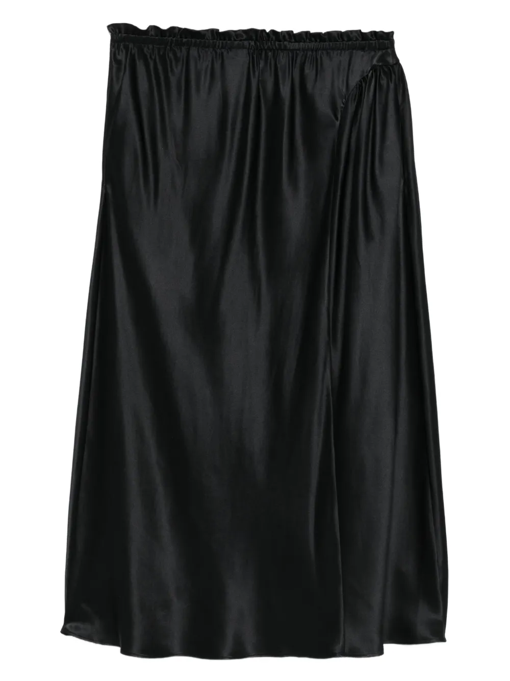 Simone Rocha ruffled silk skirt Zwart