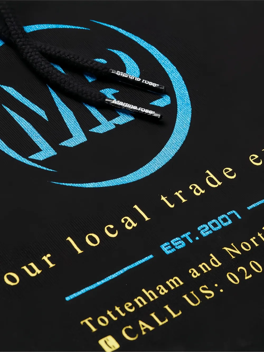 Martine Rose Hoodie met logoprint Zwart