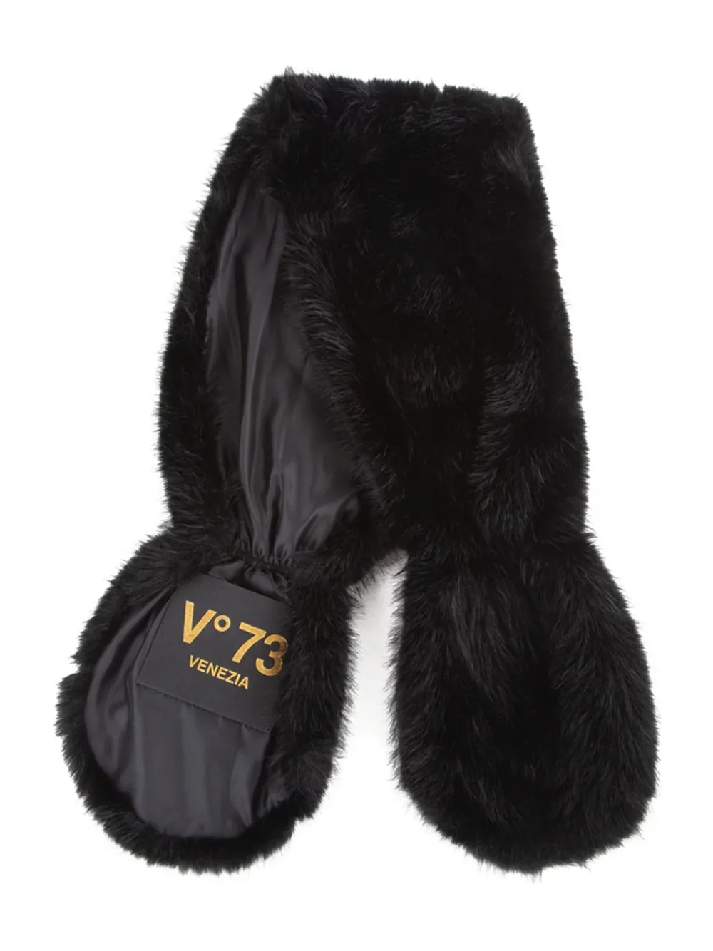 V°73 pocket scarf - Zwart