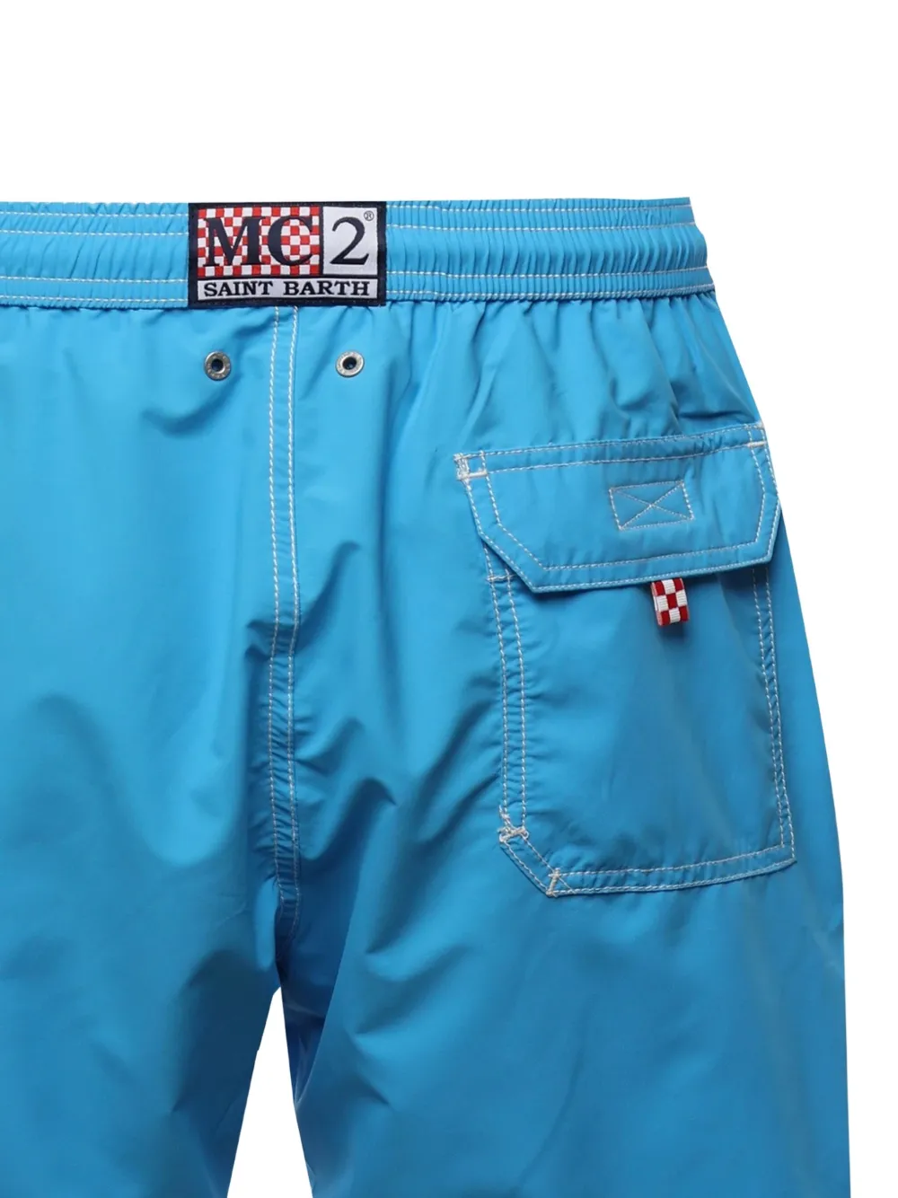 MC2 Saint Barth drawstring-waist swim shorts Blauw