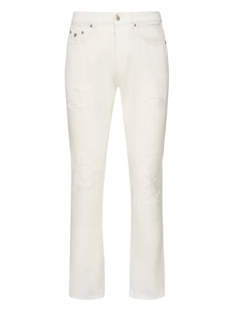 John Richmond distressed cotton jeans