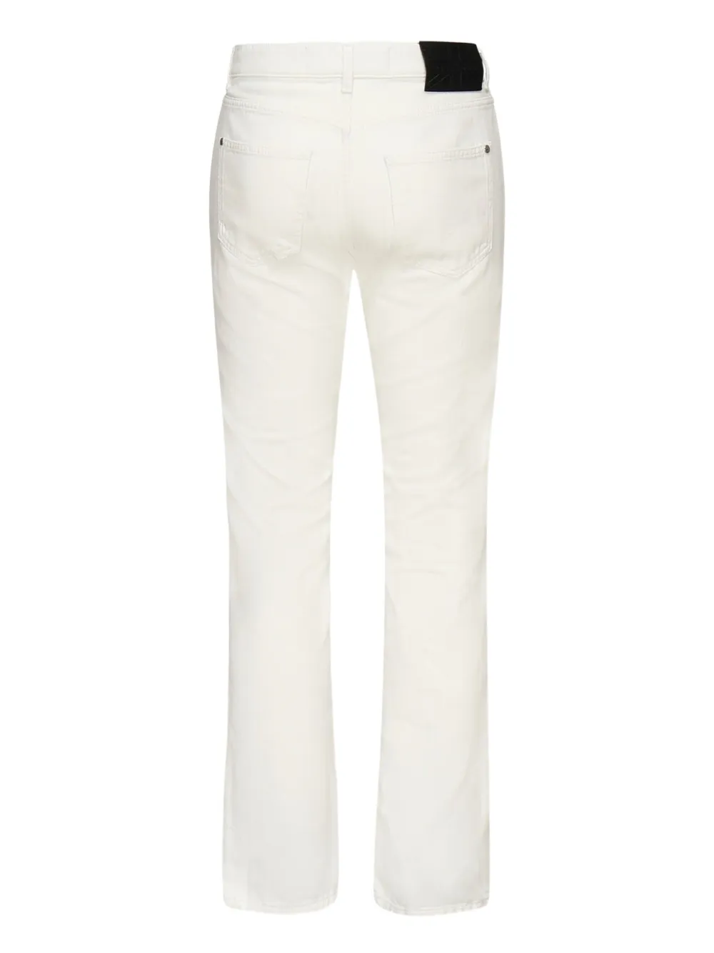 John Richmond Gerafelde katoenen jeans Wit