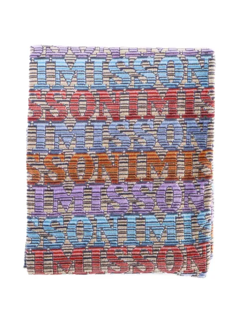 Missoni Home logo-pattern bath towel