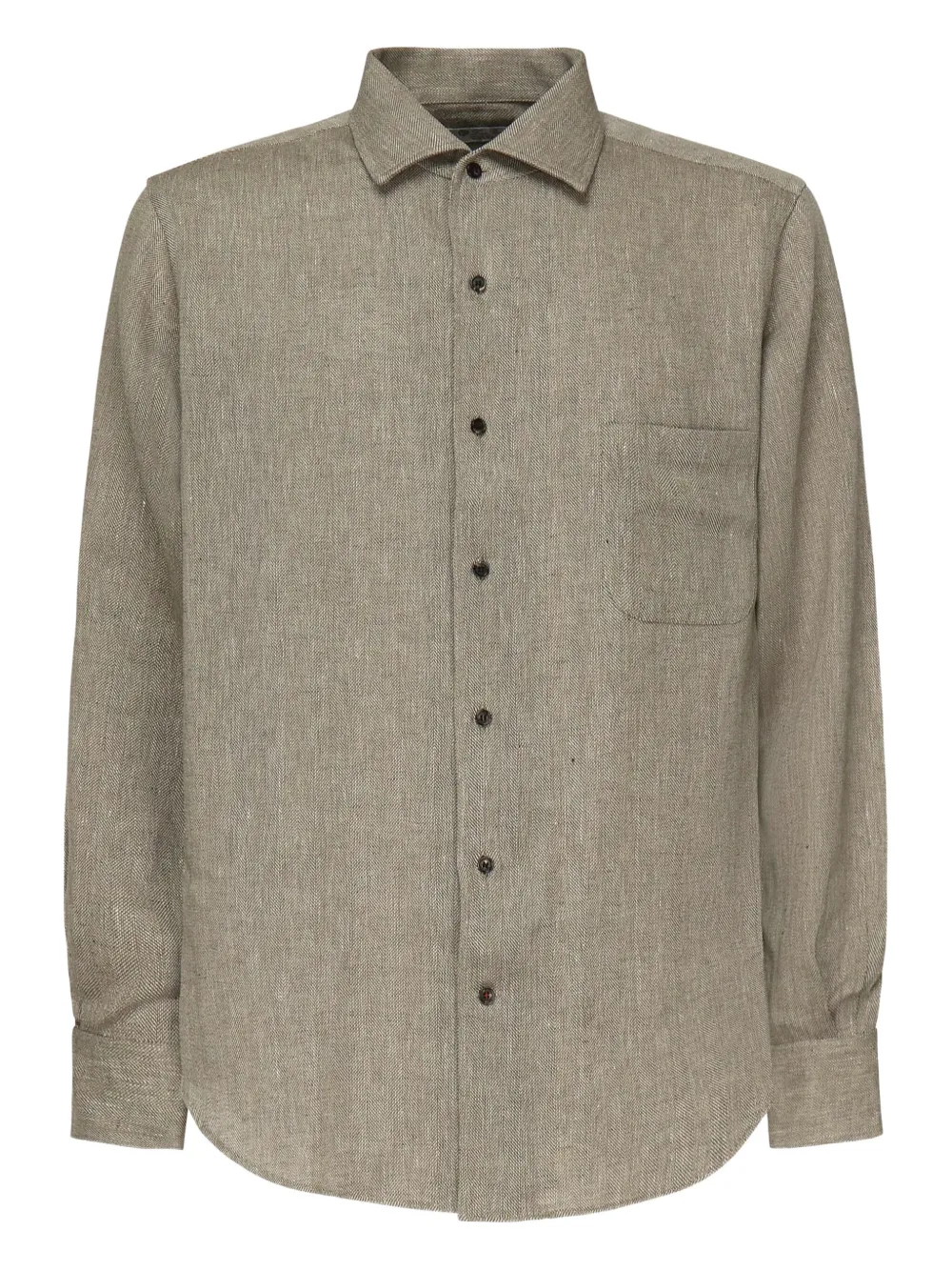 Loro Piana Overhemd met lange mouwen Groen