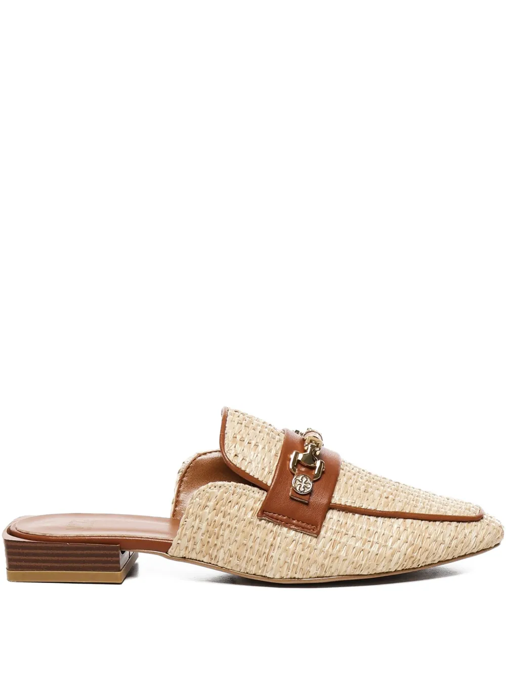 V°73 mules Esther à design tissé | tons neutres | Image 1