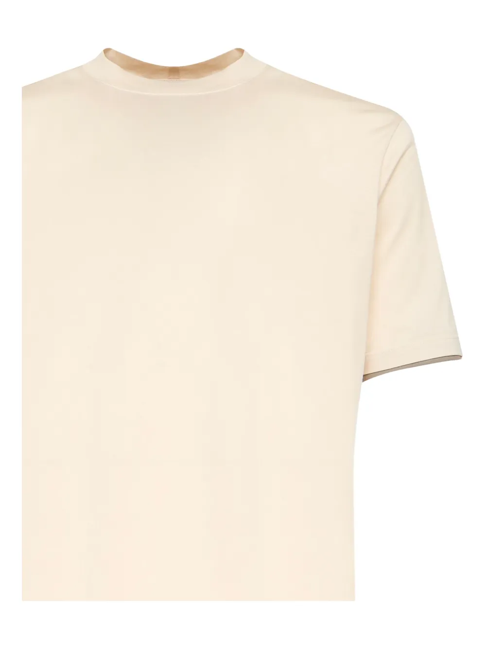 Giuliano Galiano T-shirt met ronde hals Beige