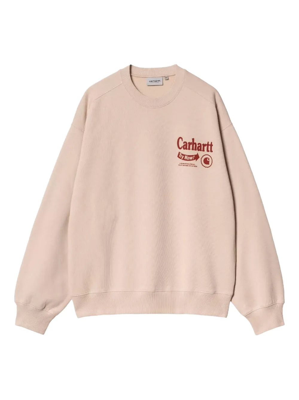 Carhartt WIP Sweater met print Beige