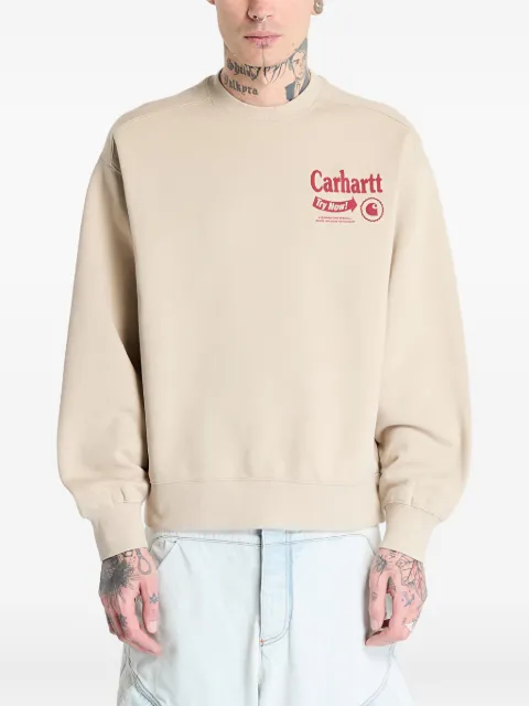Carhartt WIP 图案印花圆领卫衣