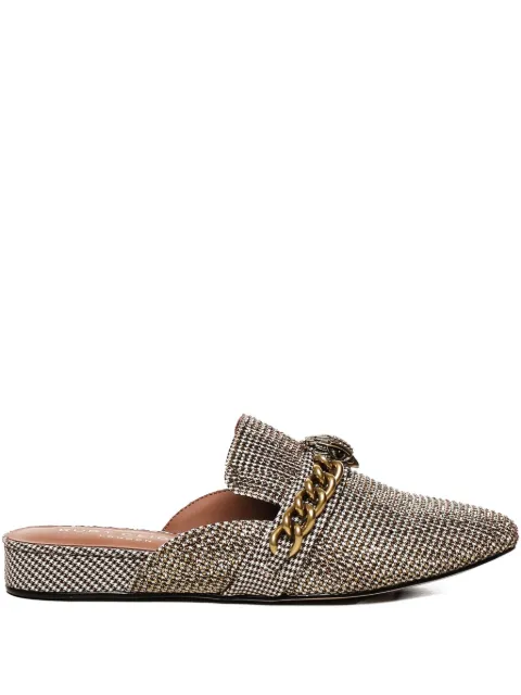 Kurt Geiger London eagle head flat mules