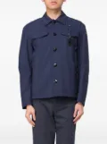 Blauer patch-pocket button-fastening jacket - Blue
