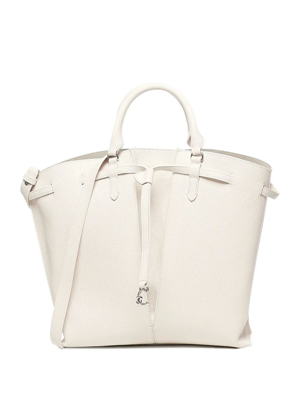 Coccinelle Flores leren shopper Beige