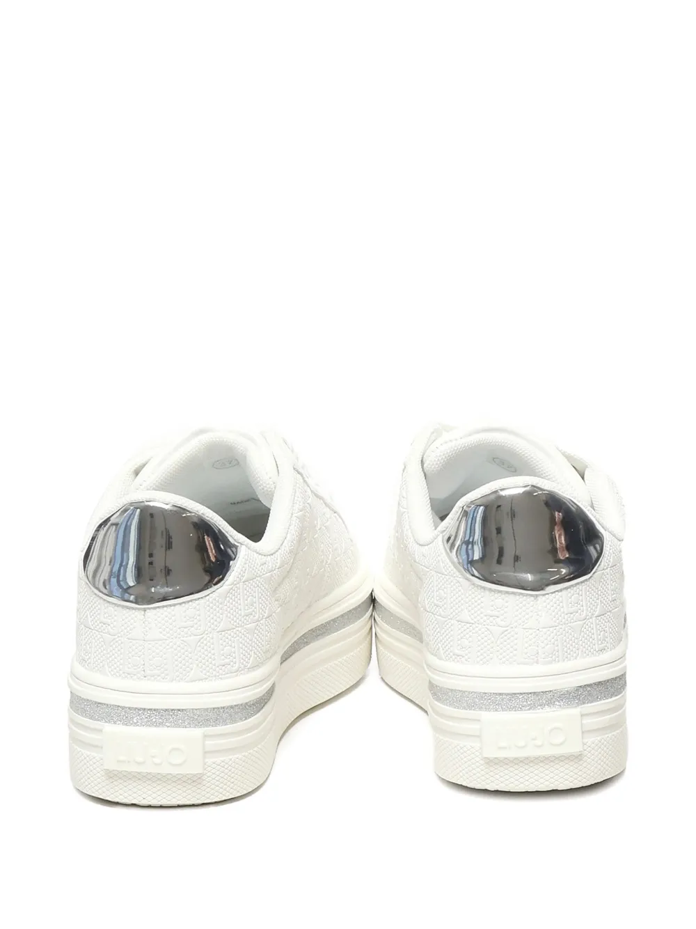 LIU JO logo-detail platform sneakers White