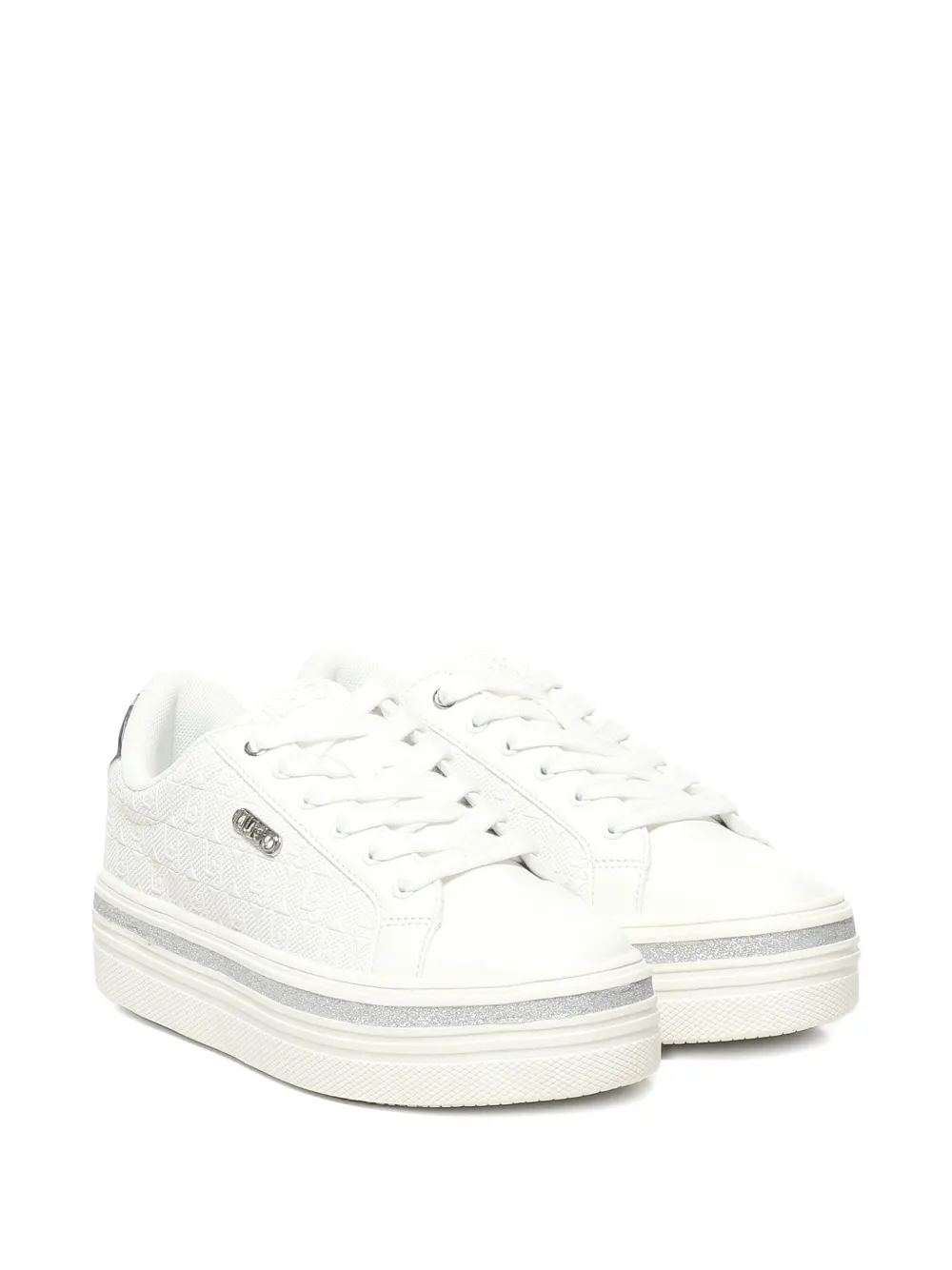 LIU JO logo-detail platform sneakers White
