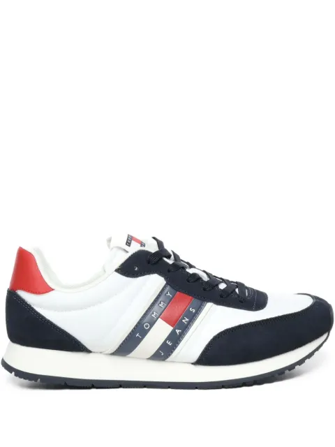 Tommy Hilfiger logo-detail suede trainers