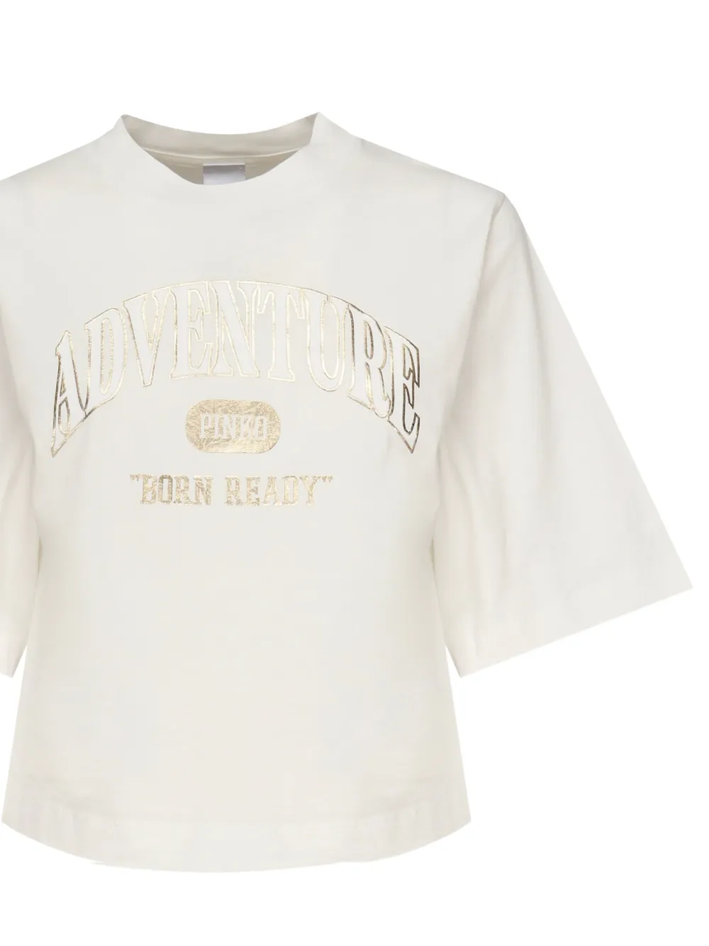 PINKO T-shirt met logoprint Beige