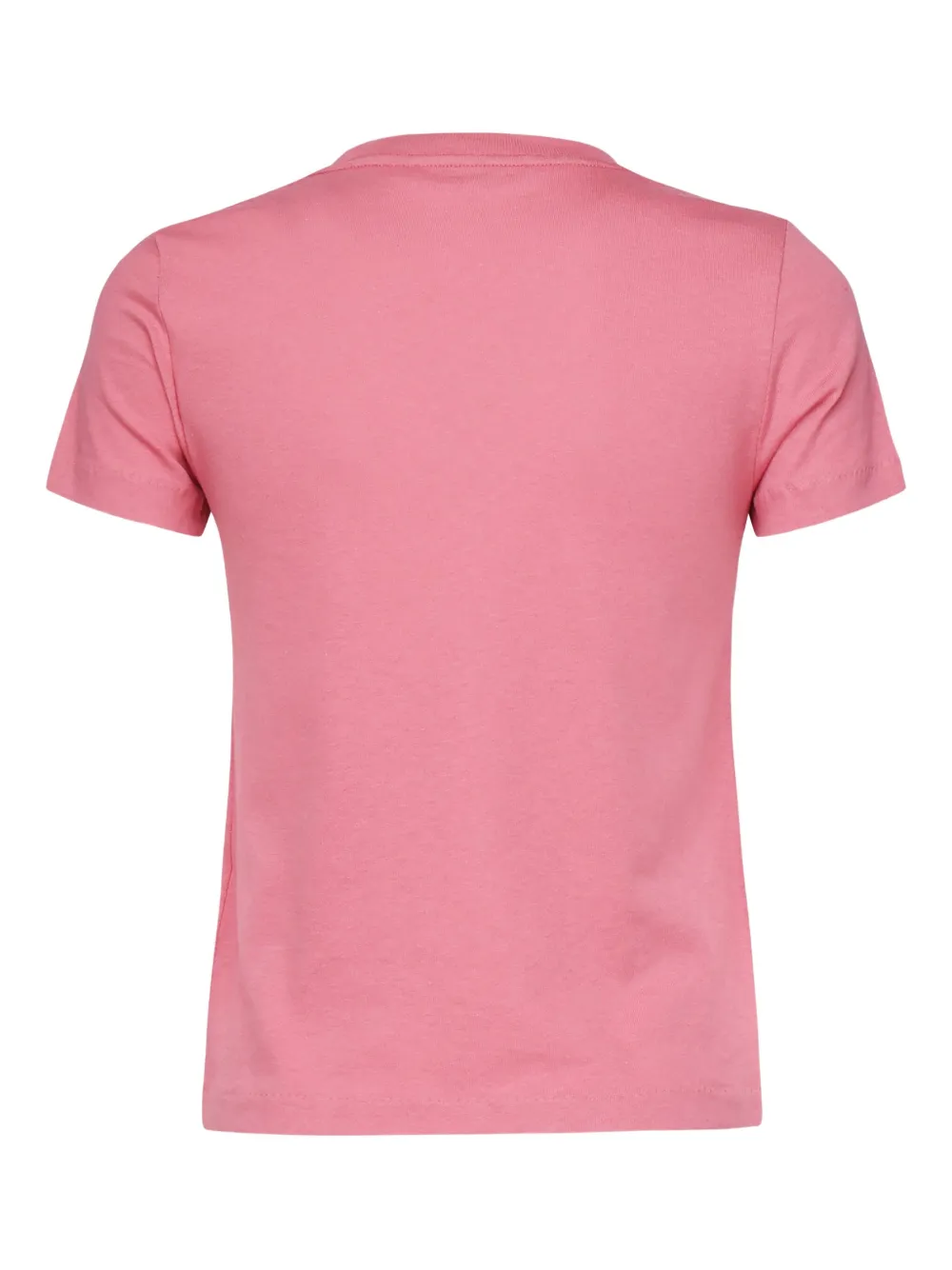 Chloé Katoenen T-shirt met logoprint Roze