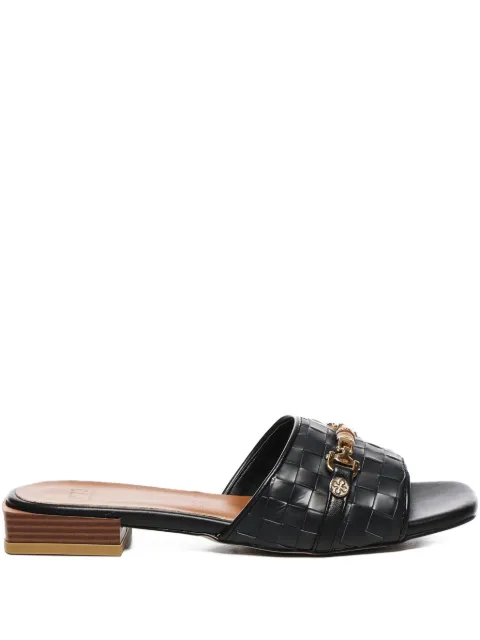 V°73 Esther woven leather flat sandals
