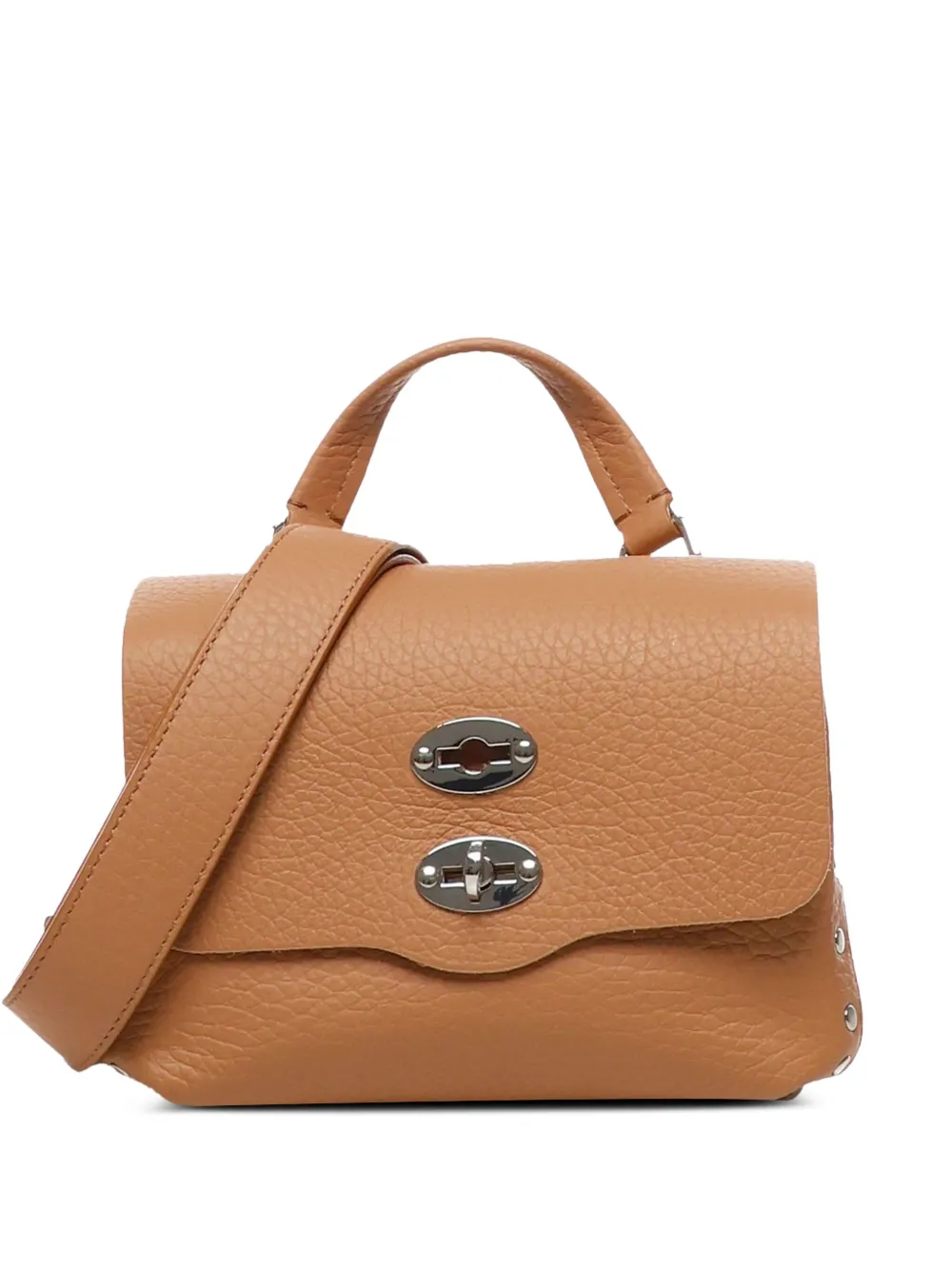 Postina stud-embellished leather shoulder bag