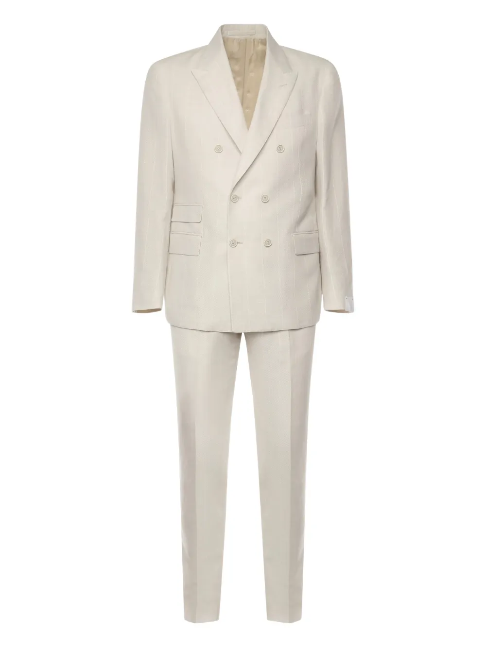 Eleventy double-breasted suit | White | Image 1