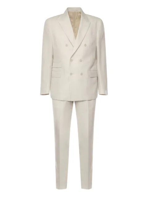 Eleventy double-breasted suit