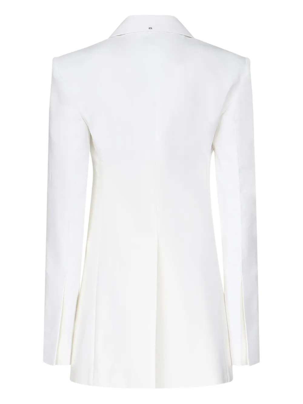 Max Mara concealed-fastening blazer Wit