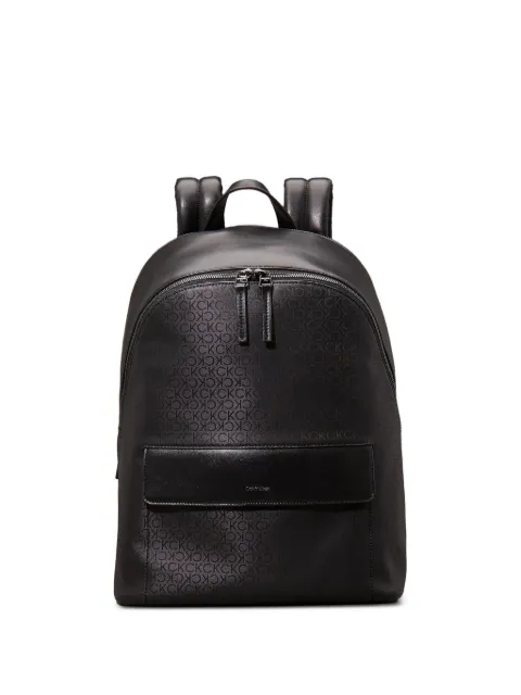 Calvin Klein monogram logo backpack