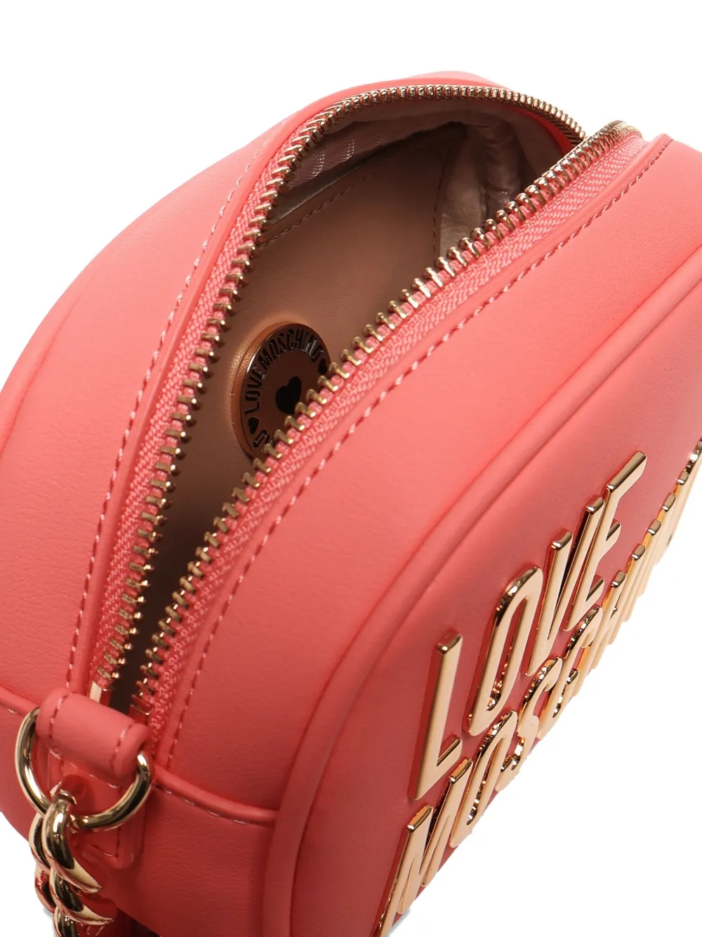 Love Moschino Schoudertas met logoplakkaat Roze