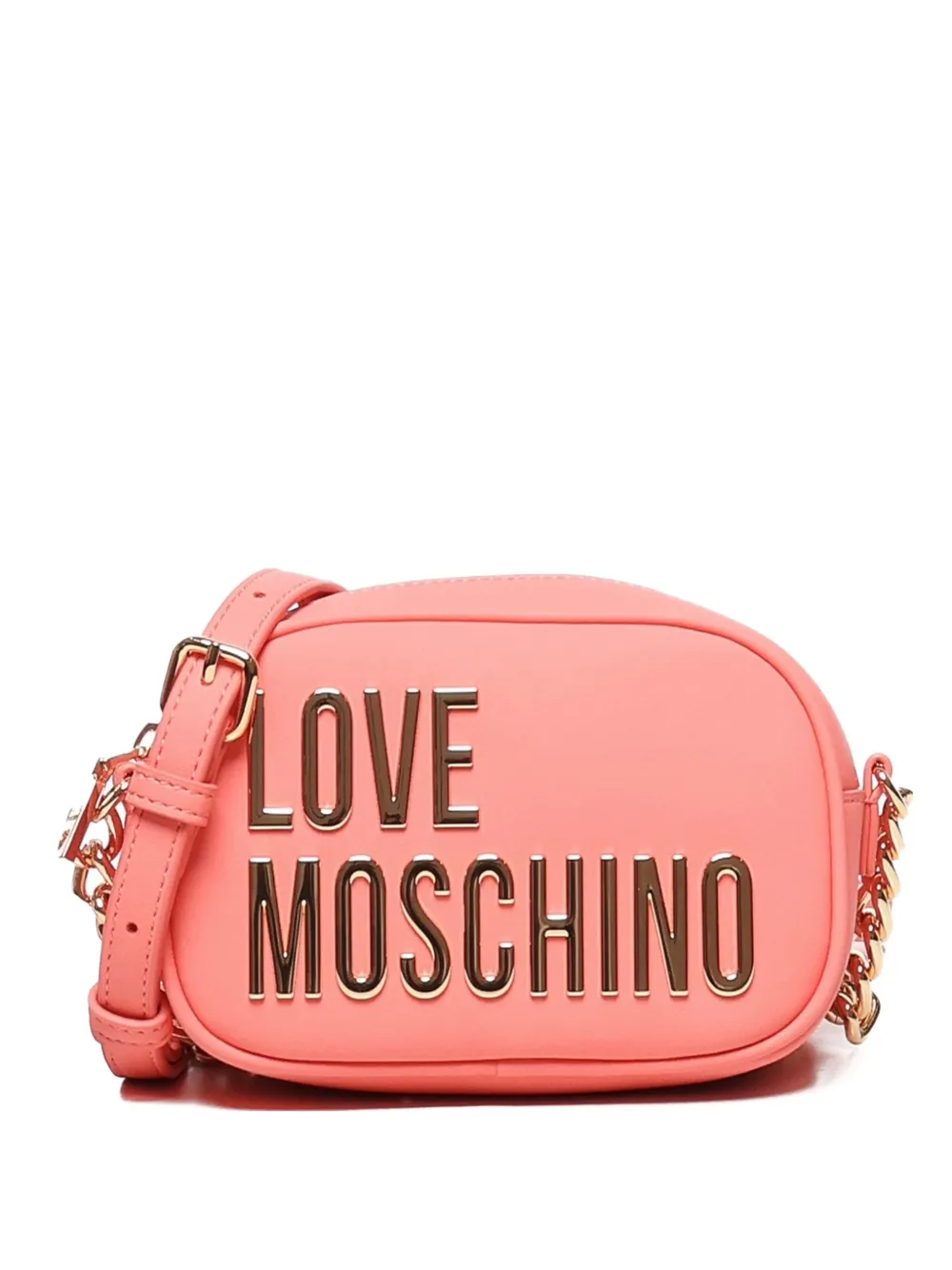Love Moschino Schoudertas met logoplakkaat Roze
