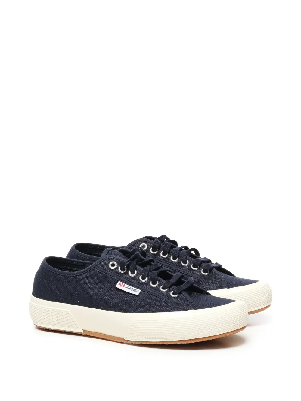 Superga lace-up canvas sneakers Blue