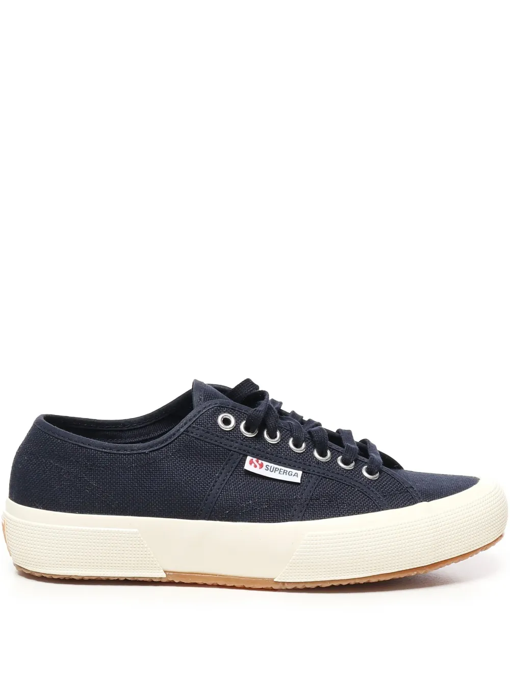 Superga レースアップ キャンバススニーカー - ブルー Superga レースアップ キャンバススニーカー - ブルー