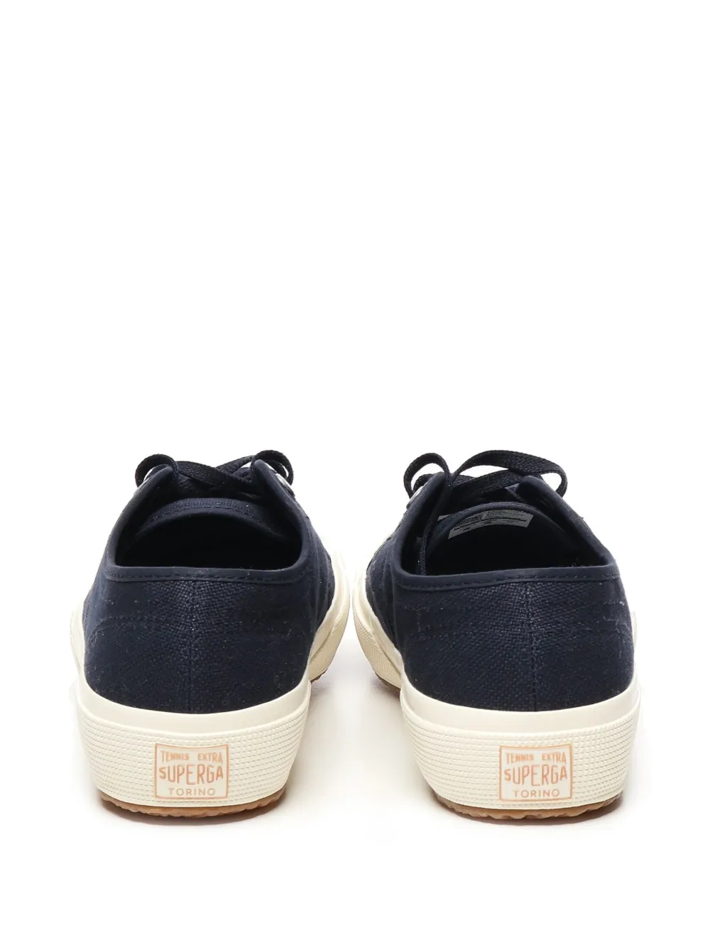 Superga lace-up canvas sneakers Blue