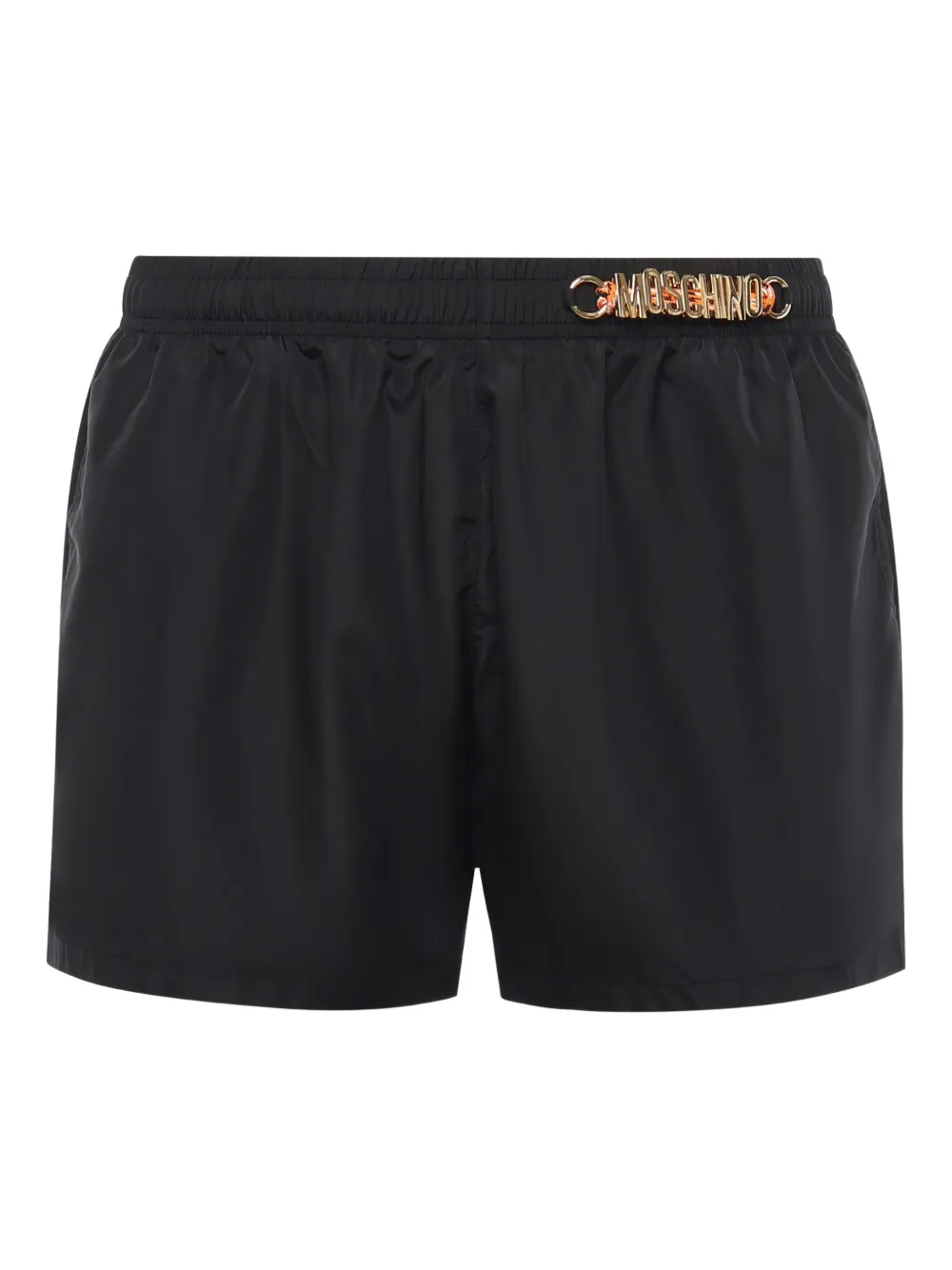 logo-plaque swim shorts