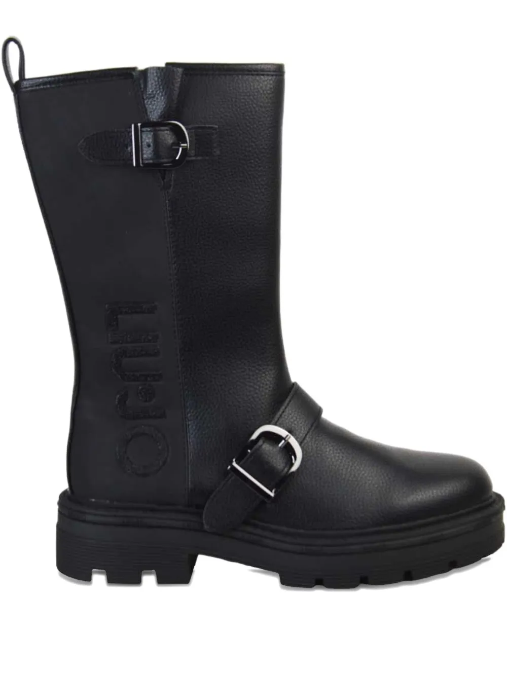 Liu •jo Buckle-detail Zipped Boots In Black