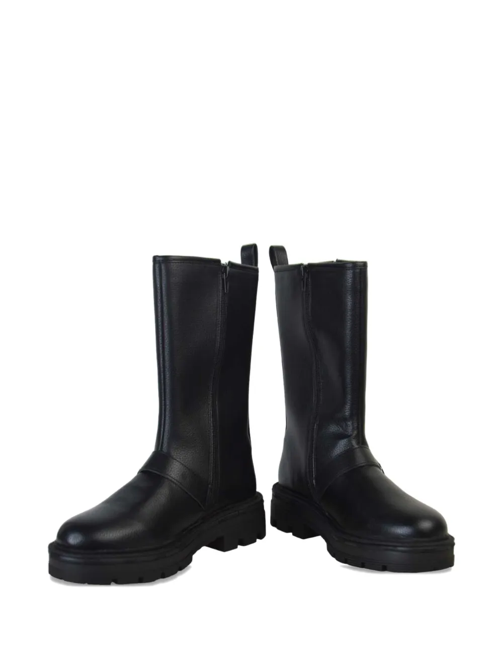 Liu •jo Buckle-detail Zipped Boots In Black
