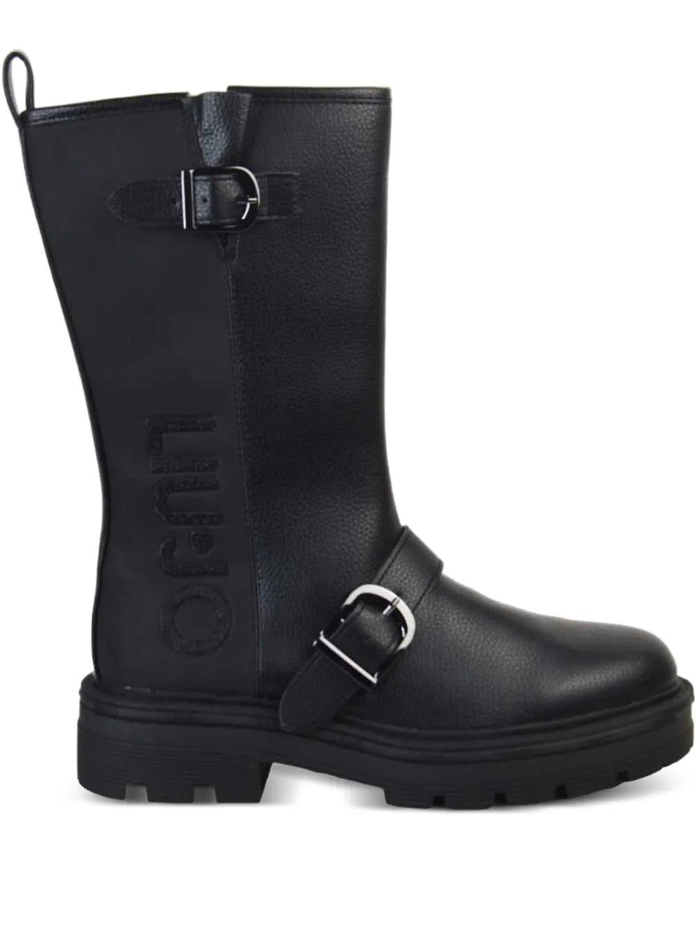 LIU JO buckle-detail zipped boots Black