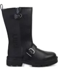 LIU JO buckle-detail zipped boots - Black