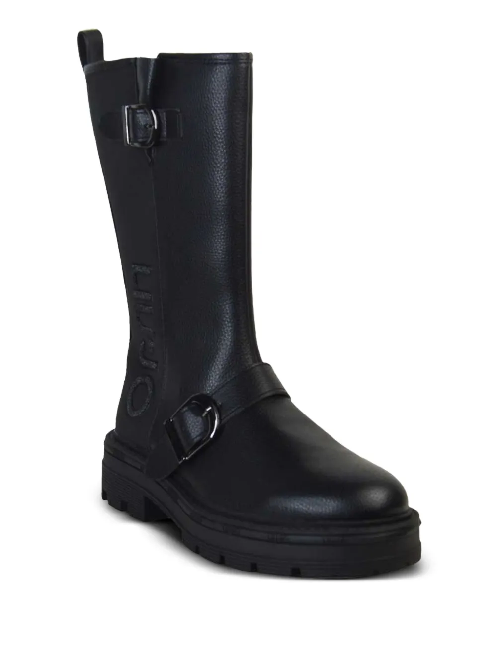 LIU JO buckle-detail zipped boots Black