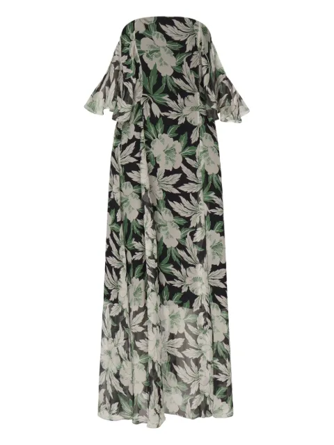 LOEWE floral-print maxi dress