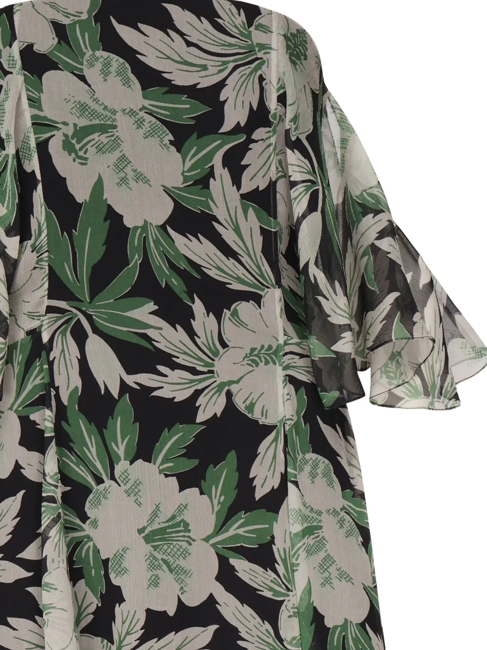 LOEWE Maxi-jurk met bloemenprint Groen
